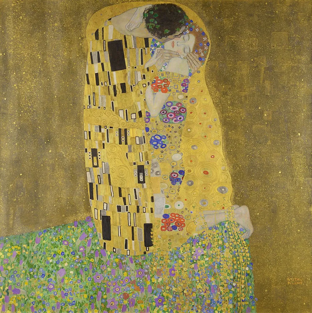 Gustav Klimt, A csók 