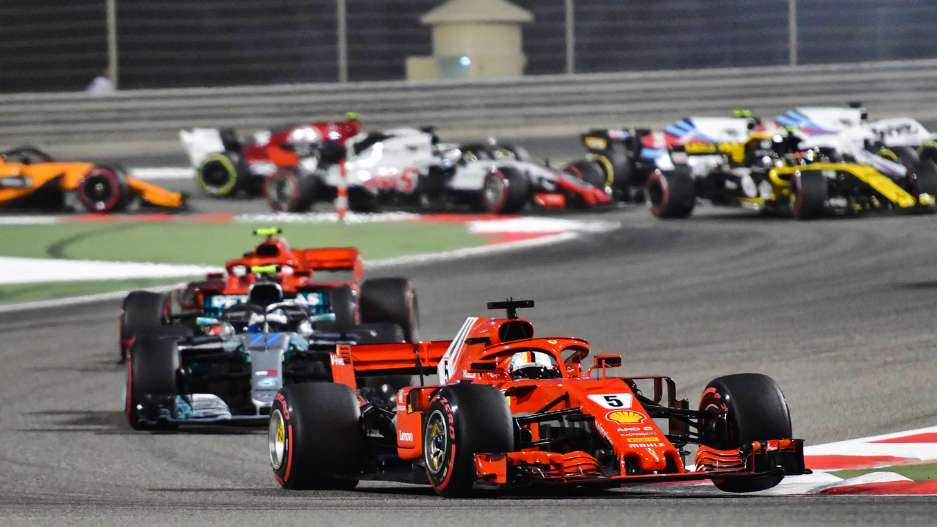 Forma-1, Bahreini Nagydíj, Sebastian Vettel, Scuderia Ferrari, rajt 