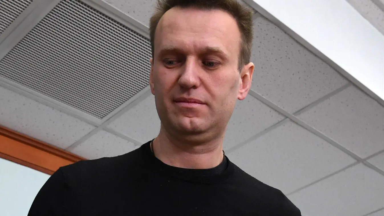 Square TRIAL ADMINISTRATIVE COURT Kremlin critic Alexei Navalny, who was arrested during March 26 anti-corruption rally, attends an appeal hearing at a court in Moscow on March 30, 2017.
A Russian court on March 27 sentenced Kremlin critic Alexei Navalny 