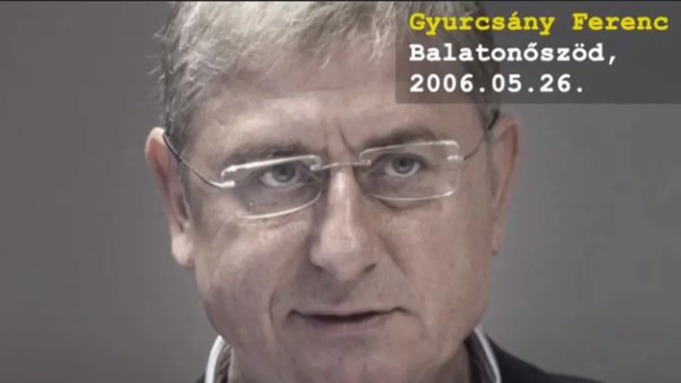 Gyurcsény Ferenc, őszödi beszéd 