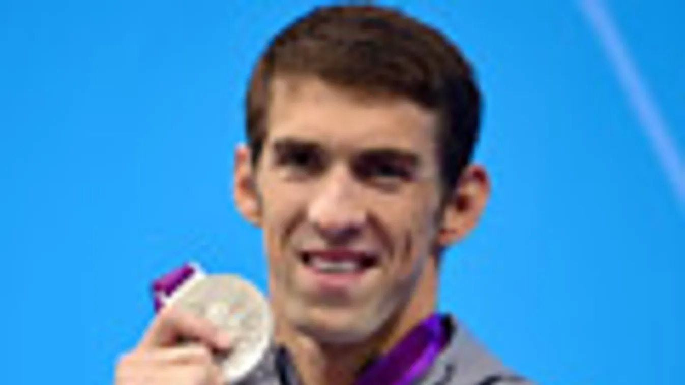 Michael Phelps amerikai úszó, ezüst érem, 200 pillangó, london 2012