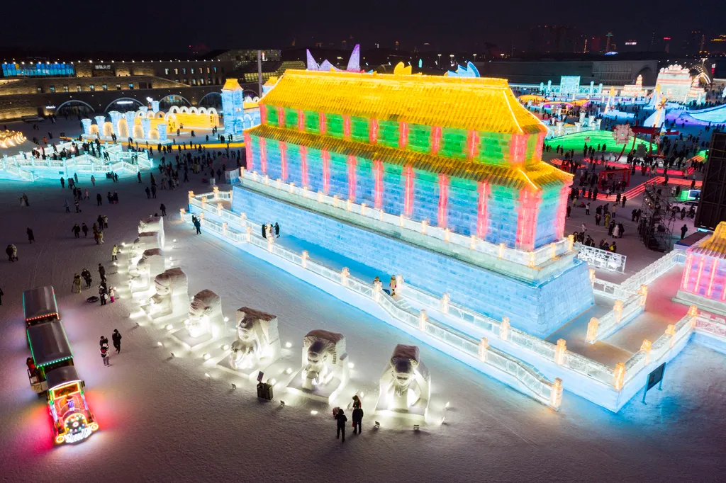 Harbin jég- és hószobor fesztivál, 2023, galéria 