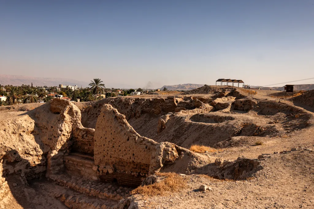 ENSZ kulturális szervezet, felvette a világörökségi listájára, Jerikó város közelében fekvő Tell al-Sultan, emlékhely, 2023. 09. 17. 