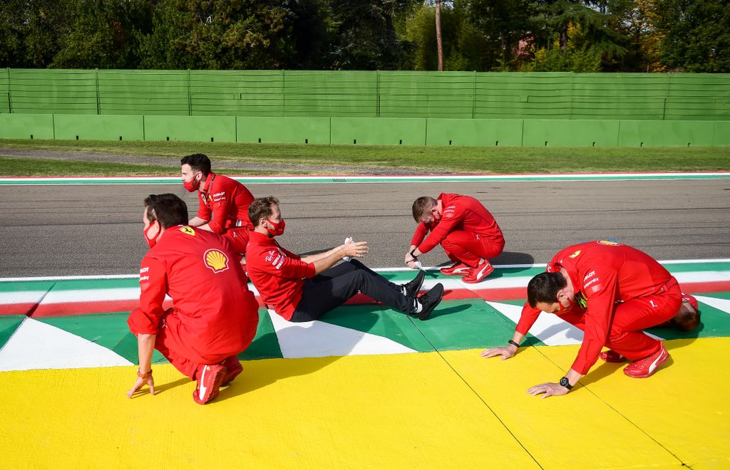 Forma-1, Emilia-Romagna Nagydíj, Sebastian Vettel, Ferrari 