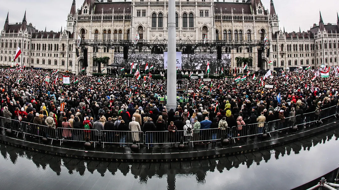 Békemenet 2018.03.15. Budapest, Kossuth tér, március 15. ünnepség 