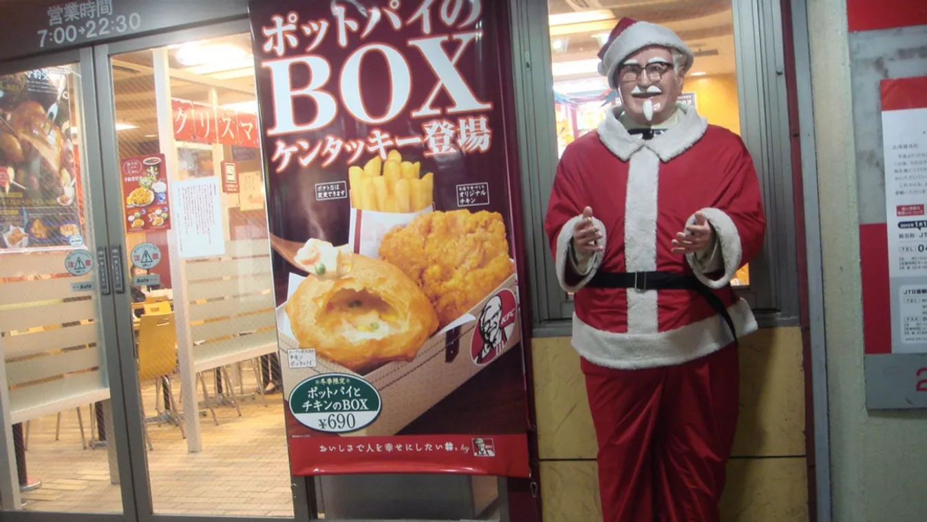 kfc karácsony japán 