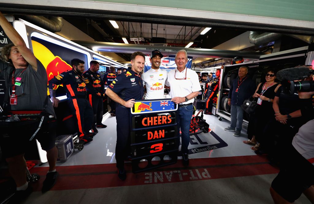Forma-1, Christian Horner, Daniel Ricciardo, Helmut Marko, Red Bull Racing, Abu-dzabi Nagydíj 