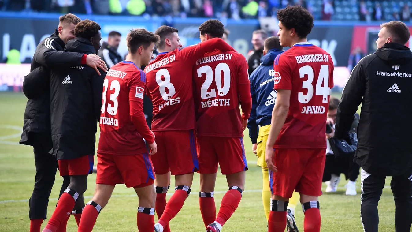 Hansa Rostock - Hamburger SV Sports 2. Bundesliga Andras Nemeth Laszlo Benes soccer Horizontal 