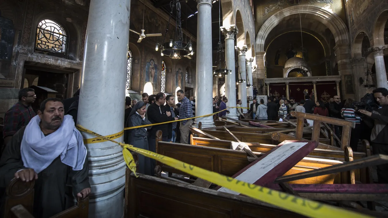 Kairó Szent Márk-katedrális robbantás templom pokolgépes merénylet 