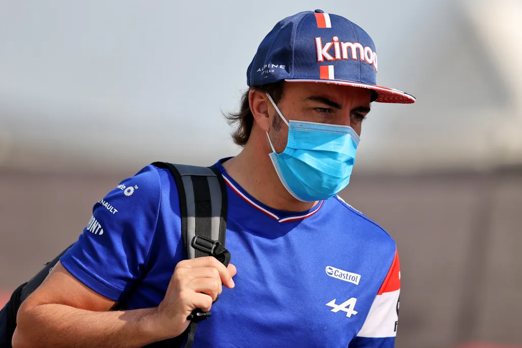 Forma-1, Fernando Alonso, Katari Nagydíj 2021, péntek 