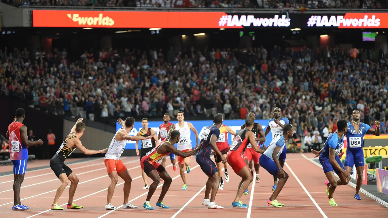 16th IAAF World Athletics Championships London 2017 - Day Ten 4 times 400 meter ATHLETICS Day 10 England Keywords Photography UK World Athletics Championships CHAMPIONSHIP FINAL IAAF london men relay SPORT track and field world 