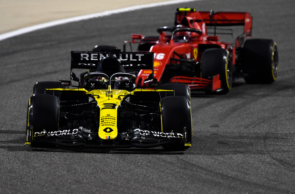 Forma-1, Bahreini Nagydíj, Daniel Ricciardo, Charles Leclerc 
