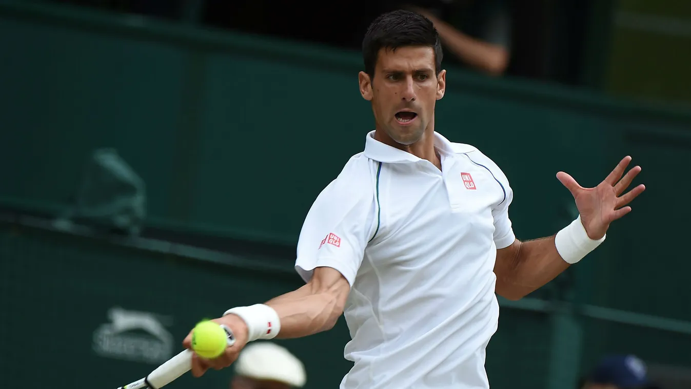 Novak Djokovic a wimbledoni döntőben 