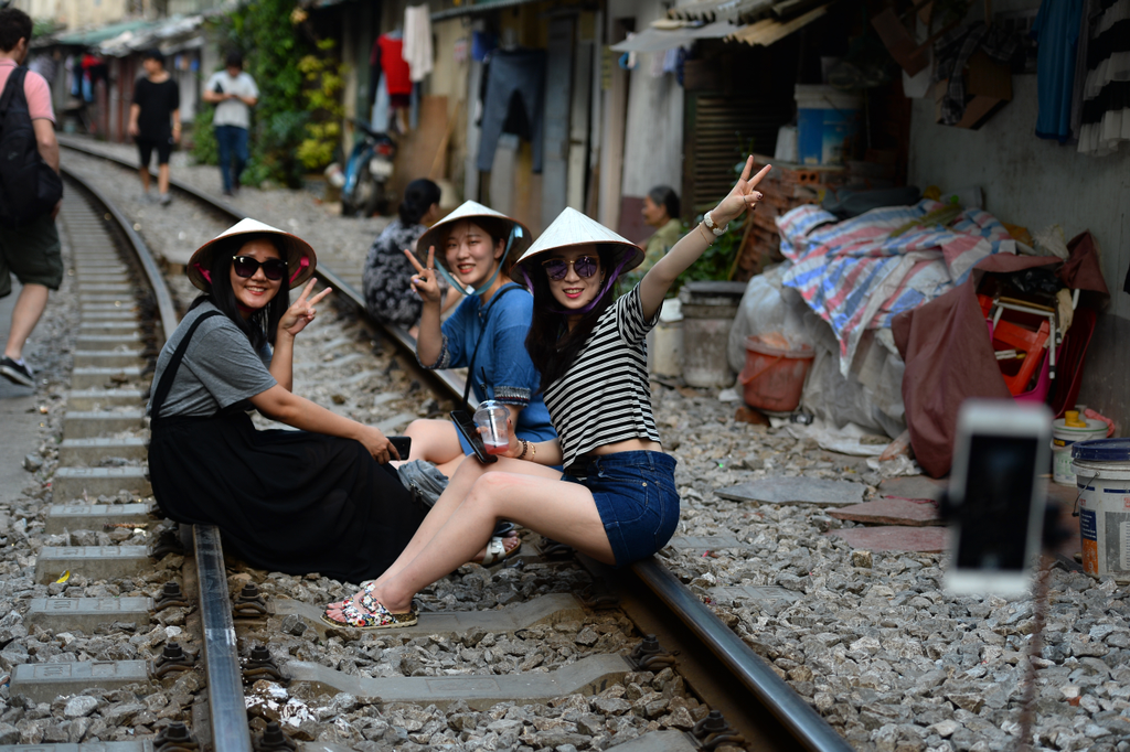 Hanoi vonat vasút Vietnam 