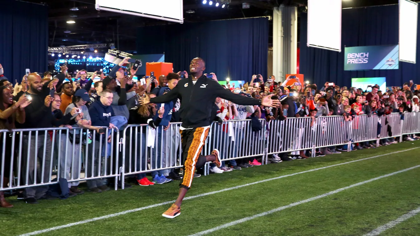 Usain Bolt And Gatorade Help Rich Eisen Train For The Combine GettyImageRank1 Arts Culture and Entertainment Celebrities topics topix bestof toppics toppix 