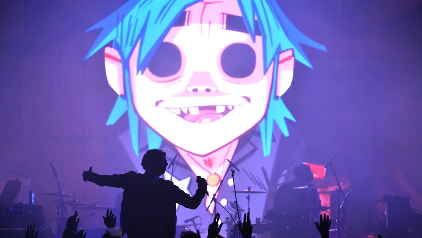 Gorillaz live play through of their new Album; Humanz at the Print Works in London on Friday 24 March 2017.
Photo by Mark Allan 