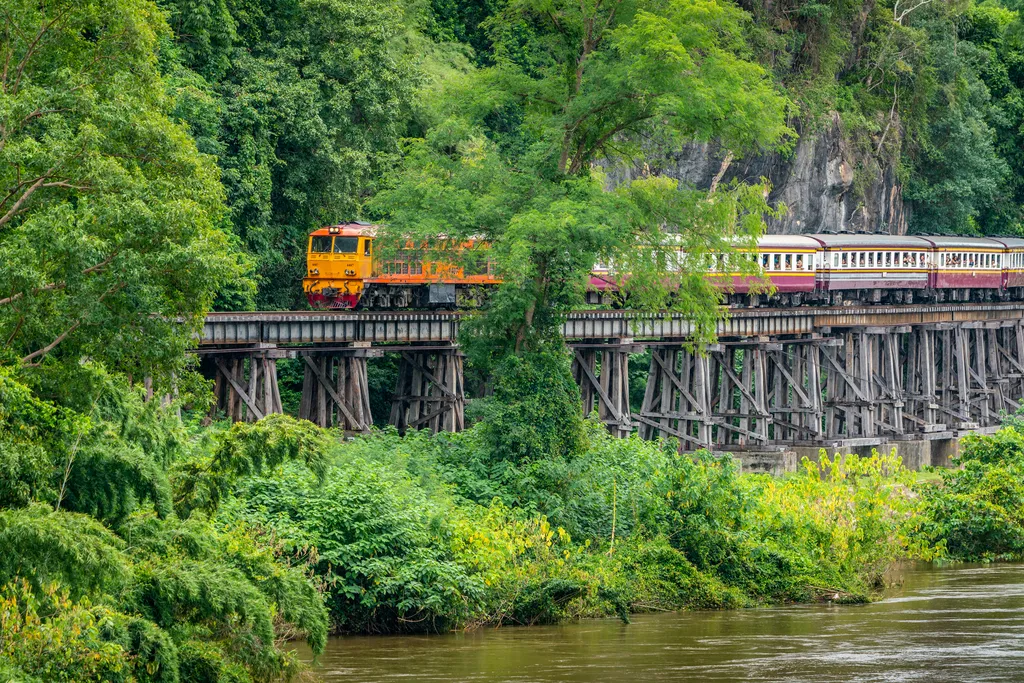 A világ legveszélyesebb vonatútjai, Thaiföld–Burma-vasútvonal, Thaiföld 