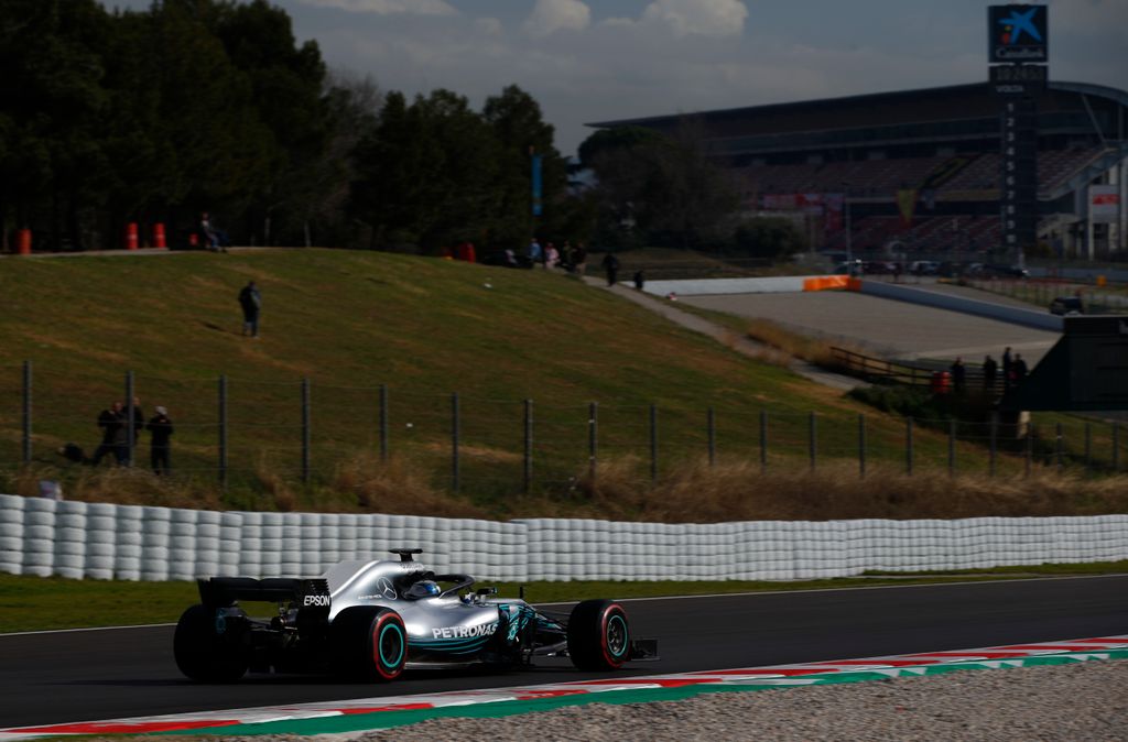 A Forma-1 előszezoni tesztje Barcelonában - 7. nap, Valtteri Bottas, Mercedes-AMG Petronas 