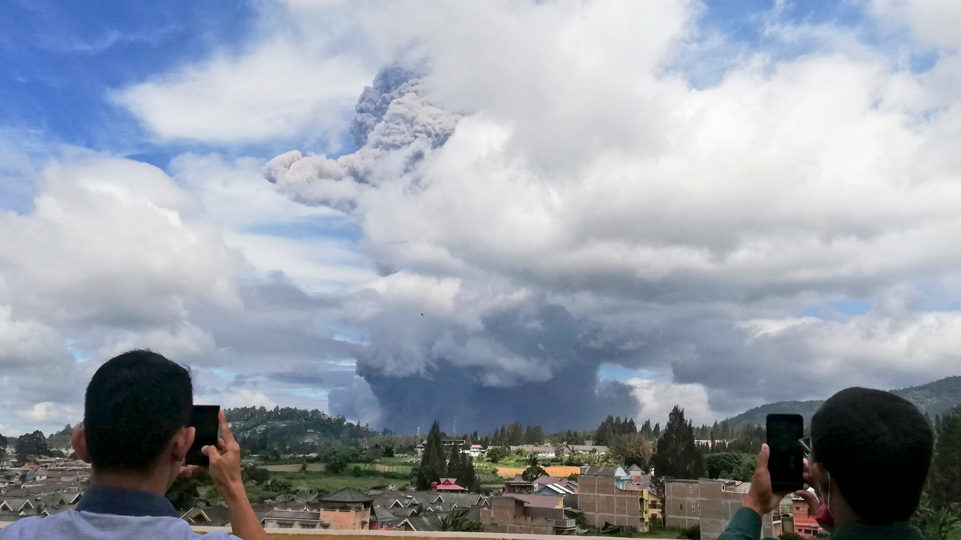 indonézia, vulkánkitörés 