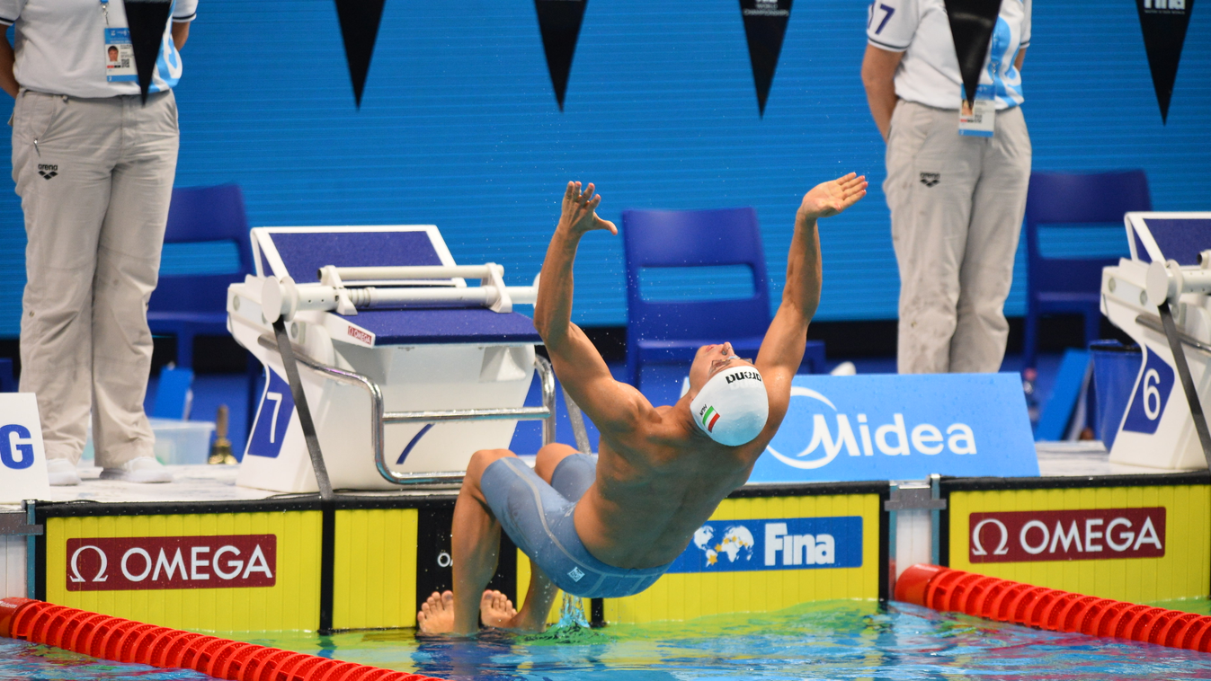 FINA2017, Úszás Vizes VB, férfi 100 m hát, Balog Gábor 