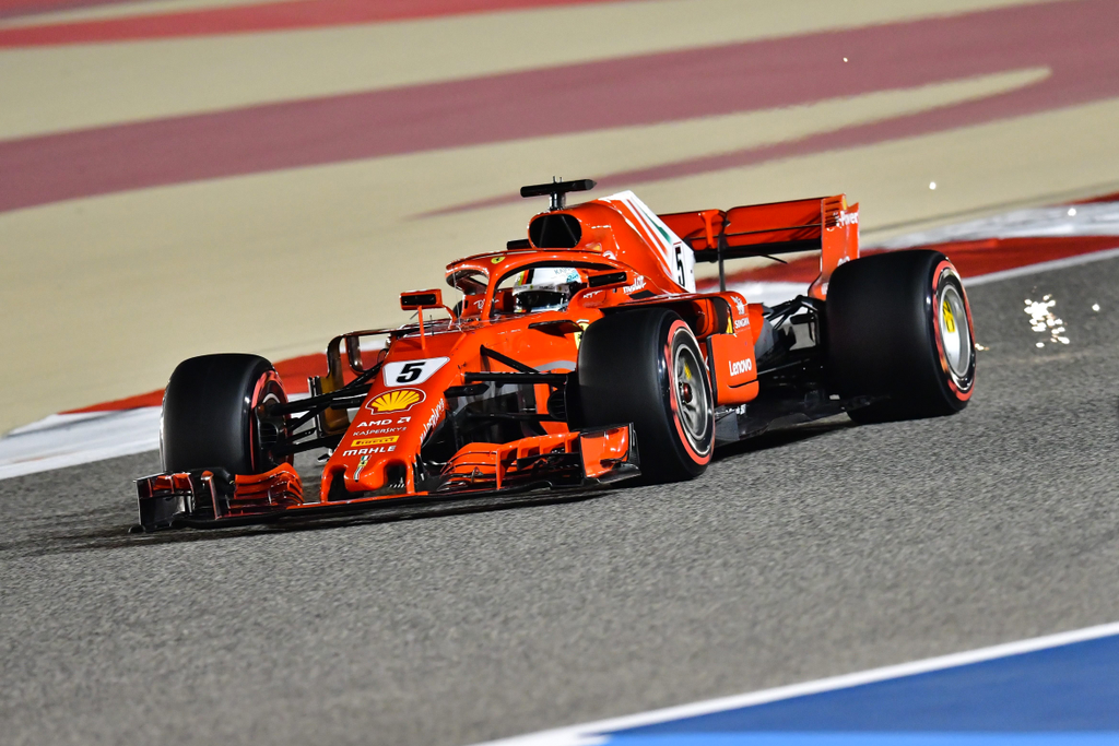 A Forma-1-es Bahreini Nagydíj szombati napja, Sebastian Vettel, Scuderia Ferrari 