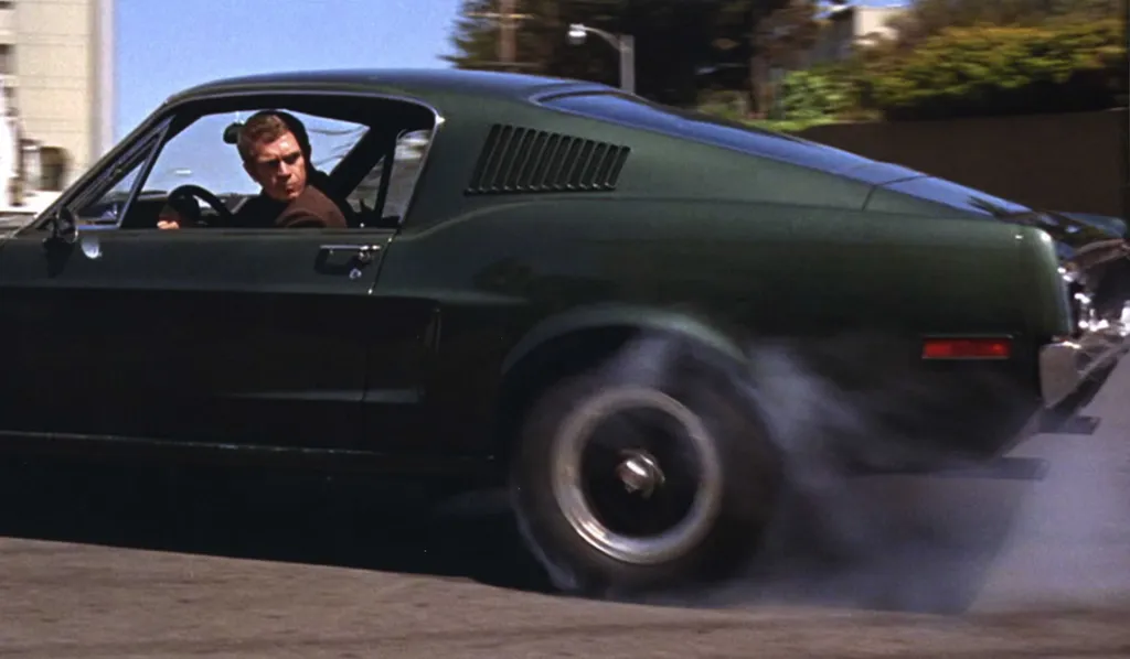 Bullitt Cinema USA CAR automobile ford mustang HORIZONTAL 