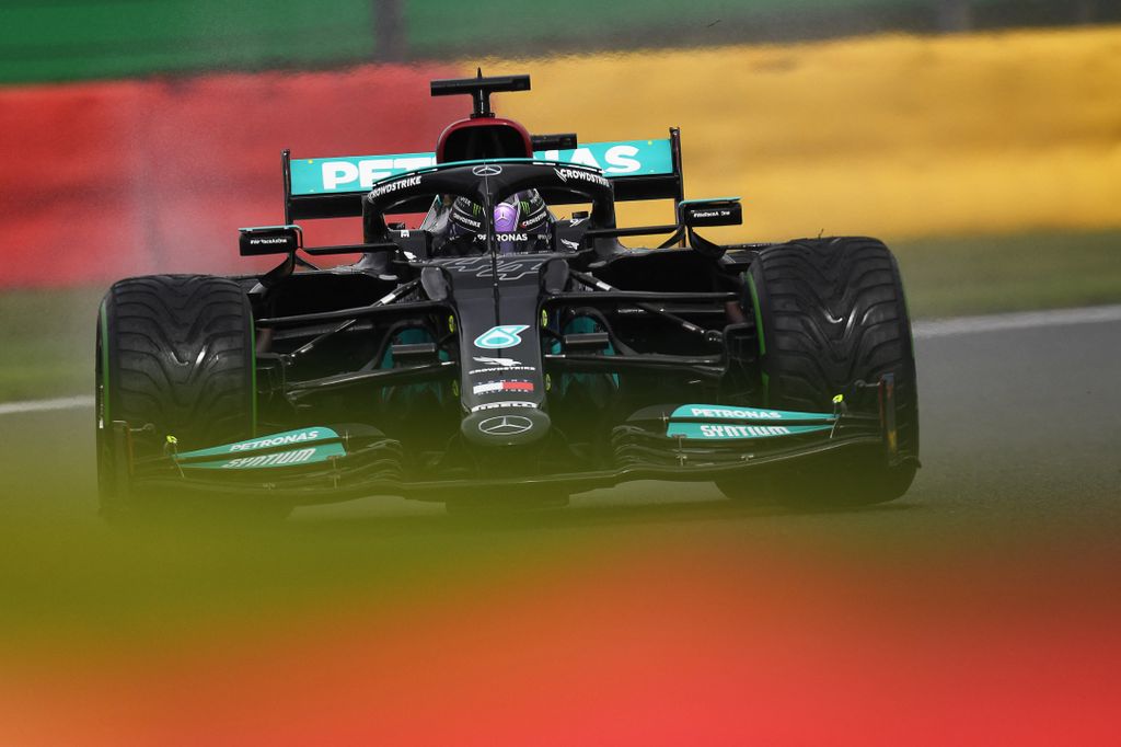 Forma-1, Lewis Hamilton, Mercedes, Belga Nagydíj 2021, szombat 