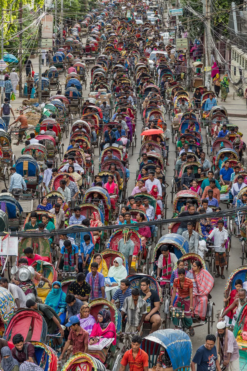Dhaka,,Bangladesh A világ legnépesebb országai riksa 