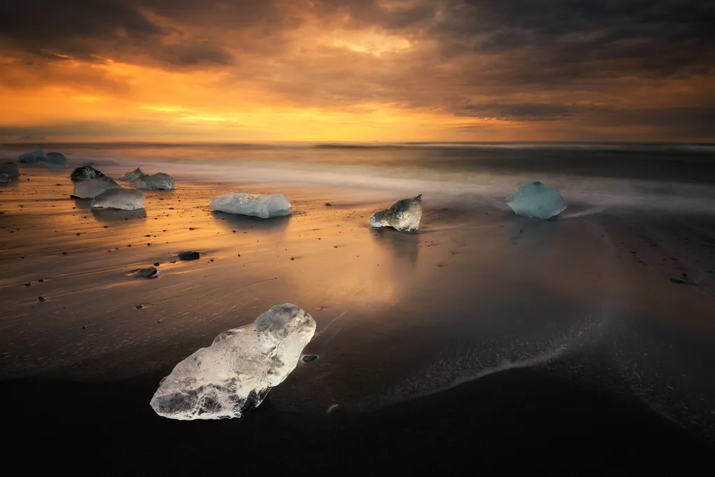 Gyémánt strand Izland 