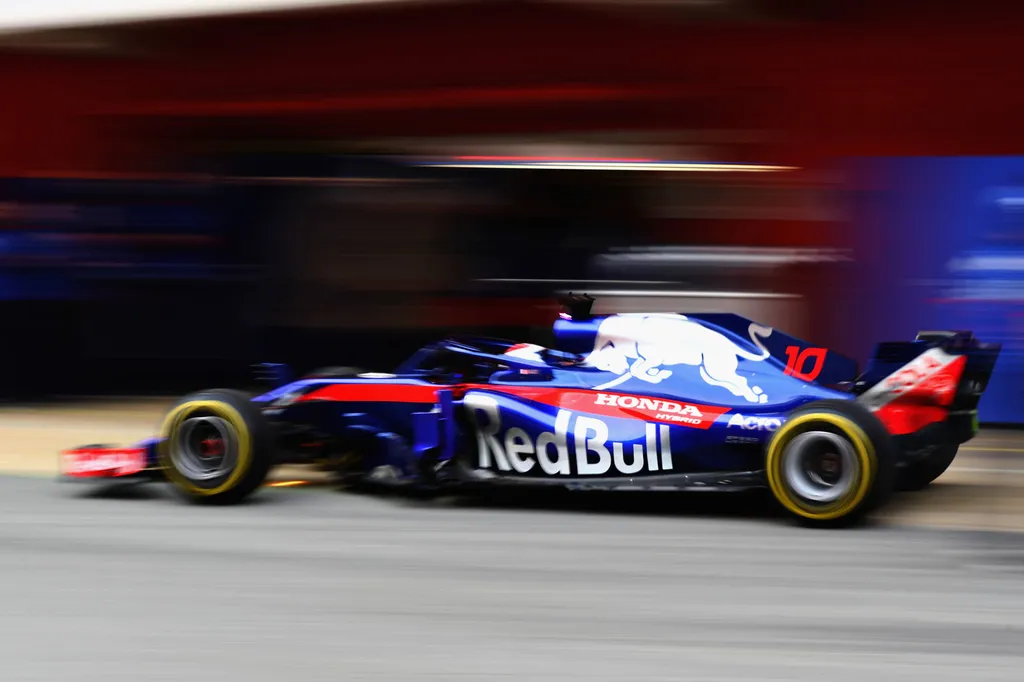A Forma-1 előszezoni tesztje Barcelonában - 7. nap, Pierre Gasly, Scuderia Toro Rosso 