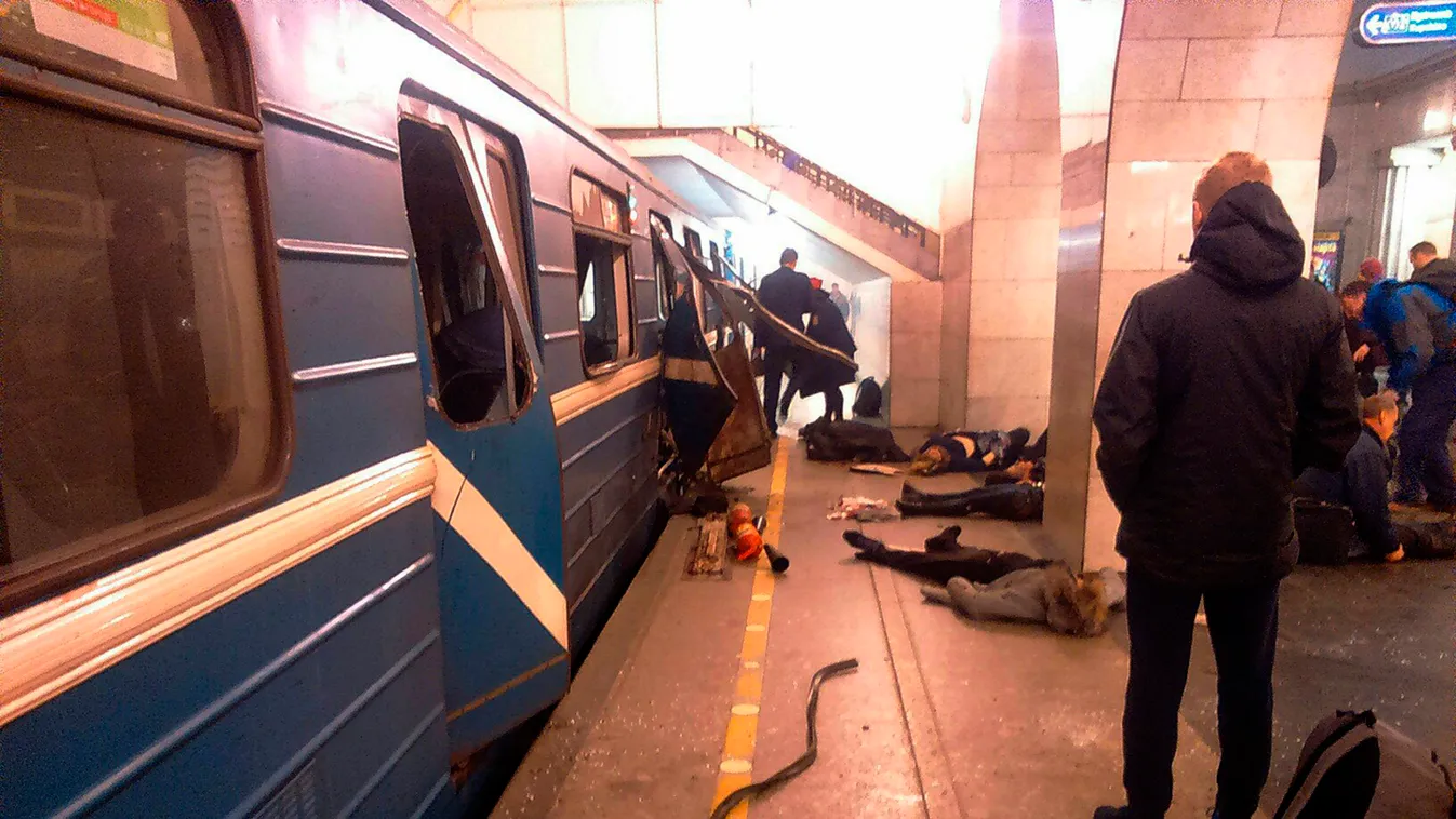 Szentpétervár, metró, robbantás, robbanás 