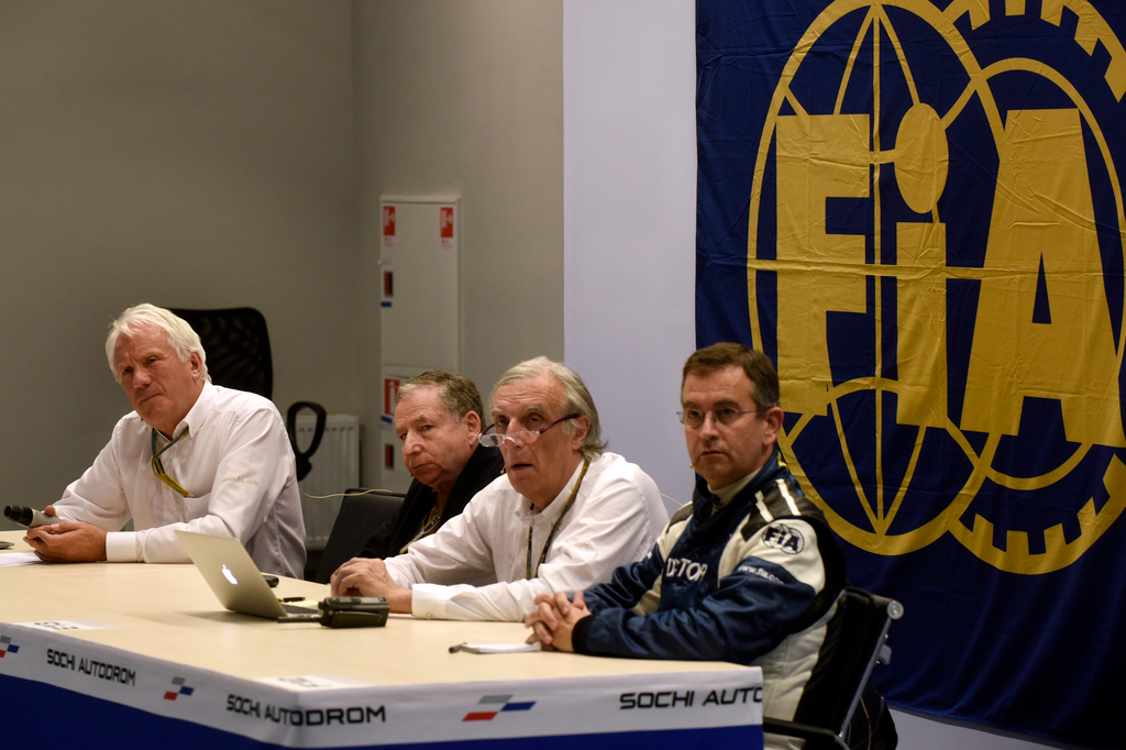 Forma-1, Charlie Whiting, Jean Todt, Jan-Charles Piette, Ian Roberts, FIA, Orosz Nagydíj 2014 