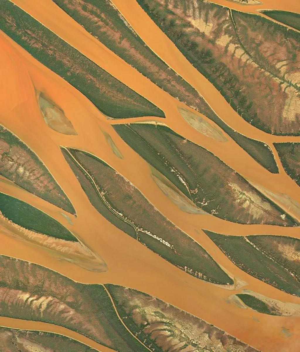 Betsiboka- folyó, Madagaszkár ,föld textúrái galéria 