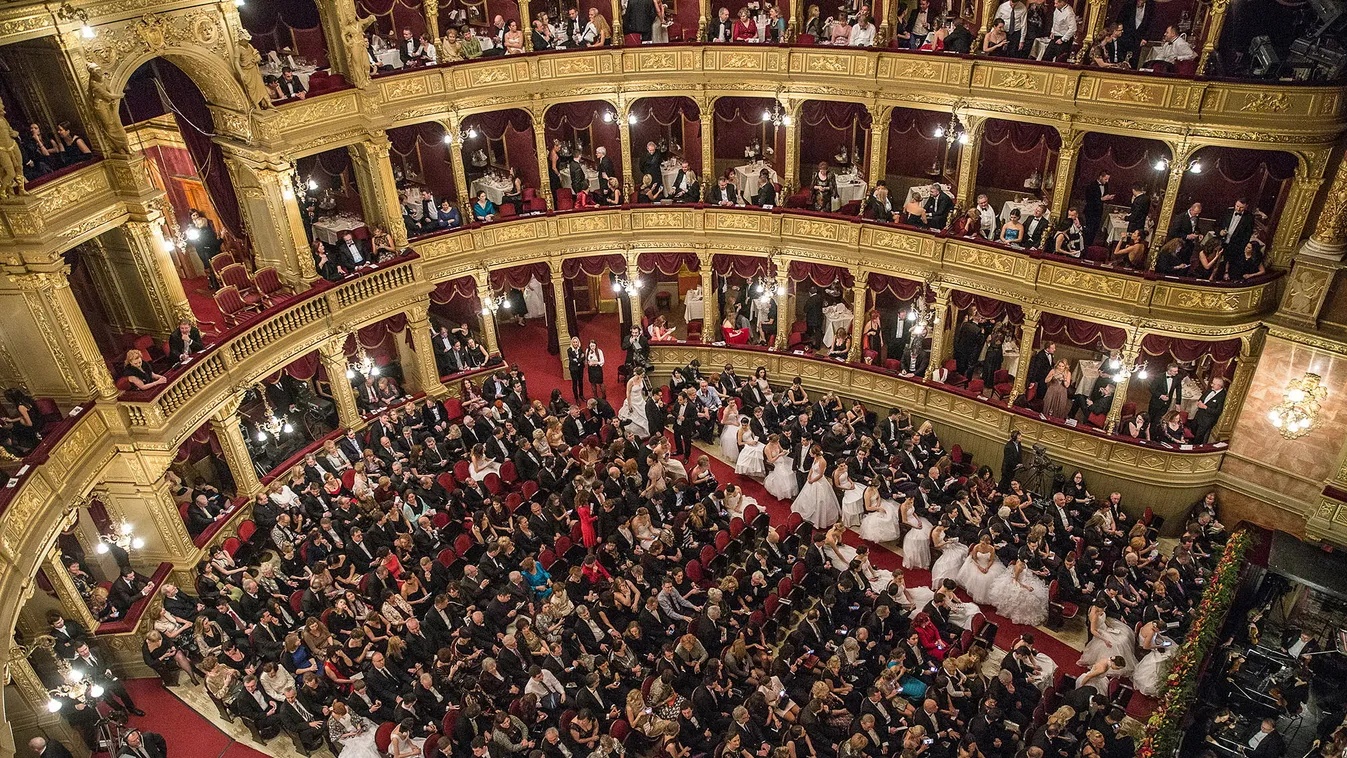 Magyar Állami Operaház, Shakespeare Estély, 2016, látkép a nézőtérről 