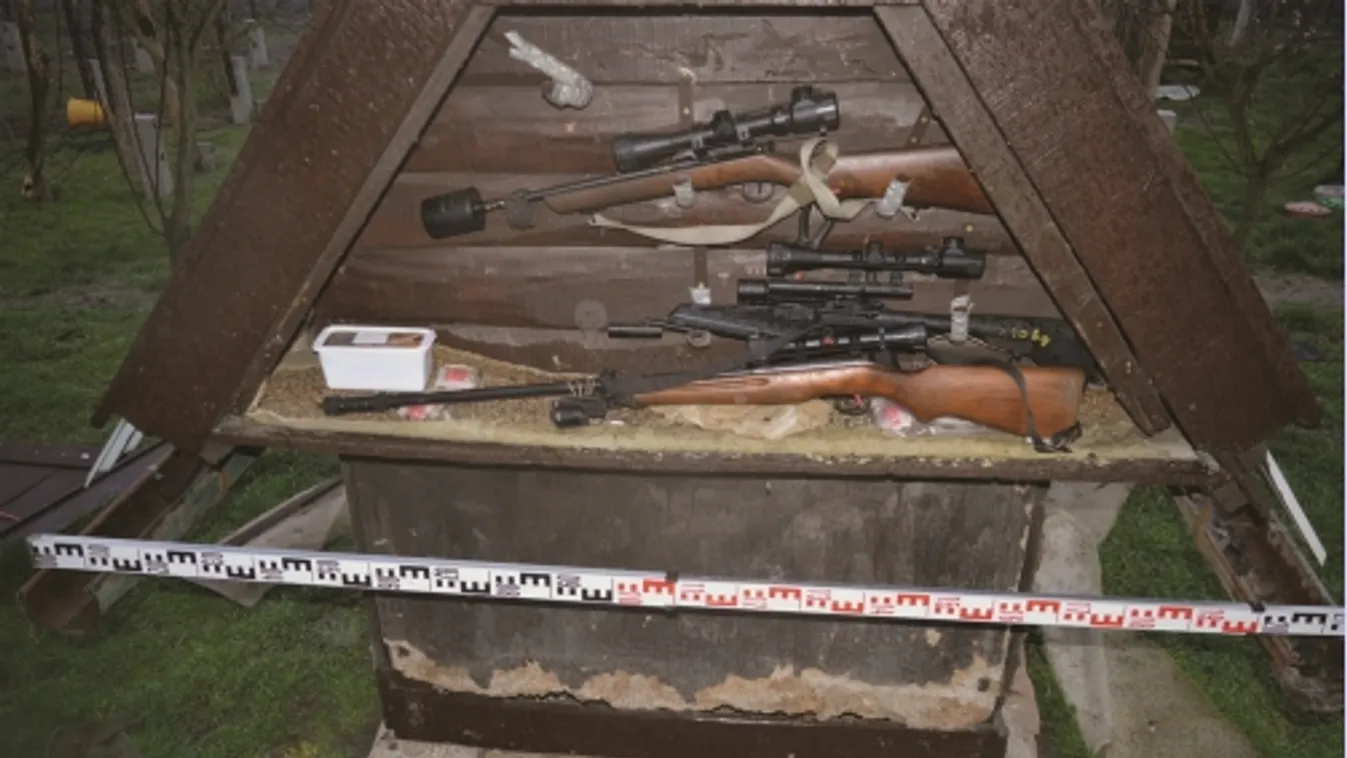 Több tucat rejtekhelyen dugdosta saját készítésű fegyvereit egy békési férfi 
