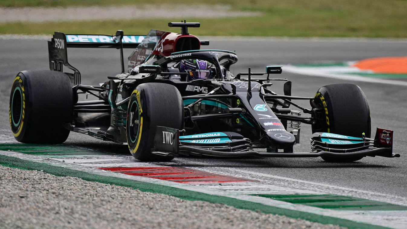 Forma-1, Lewis Hamilton, Mercedes, Olasz Nagydíj 2021, péntek 
