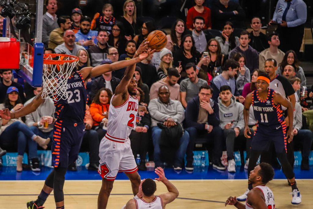 6. A világ legértékesebb sportbirodalmai 2021-ben. Match NBA basketball between New York Knicks and Chicago Bulls 