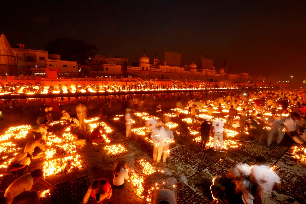 divali fényünnep, india, galéria 