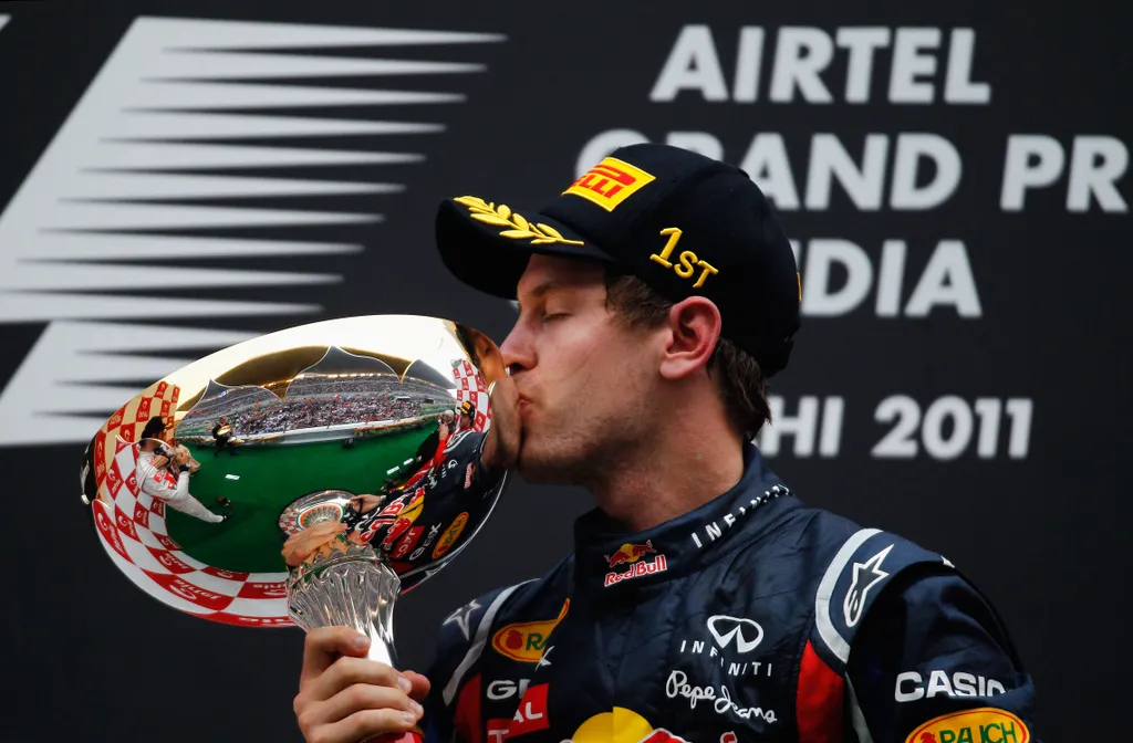 Forma-1, Sebastian Vettel, Indiai Nagydíj 2011 dobogó 