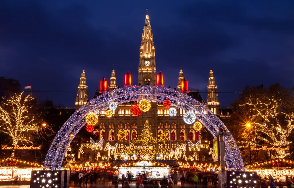 Legszebb karácsonyi városok, Karácsony, ünnep, Bécs, Ausztria 