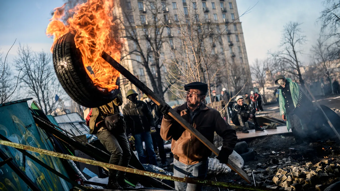 ukrajna, kijev, tüntetés, majdan tér 
