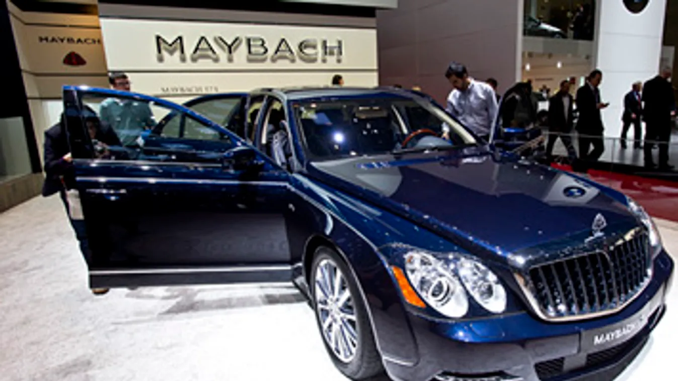 genfi autószalon, maybach