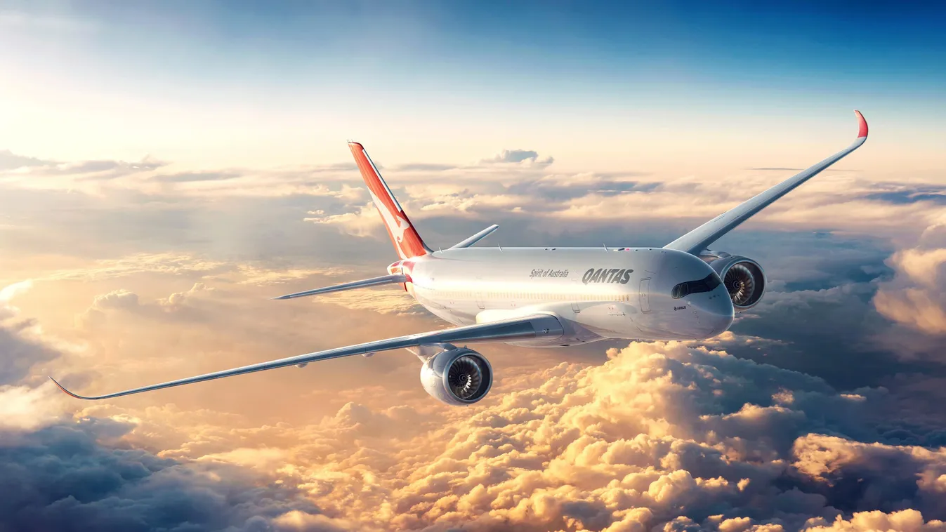 A Qantas tervezett Airbus A350-es gépe 