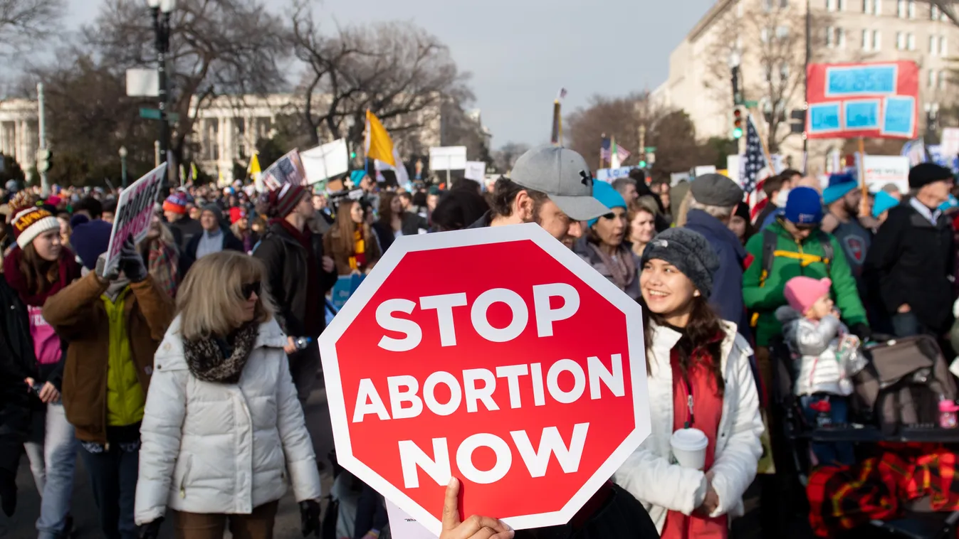 March for Life abortuszellenes tüntetés Washington 