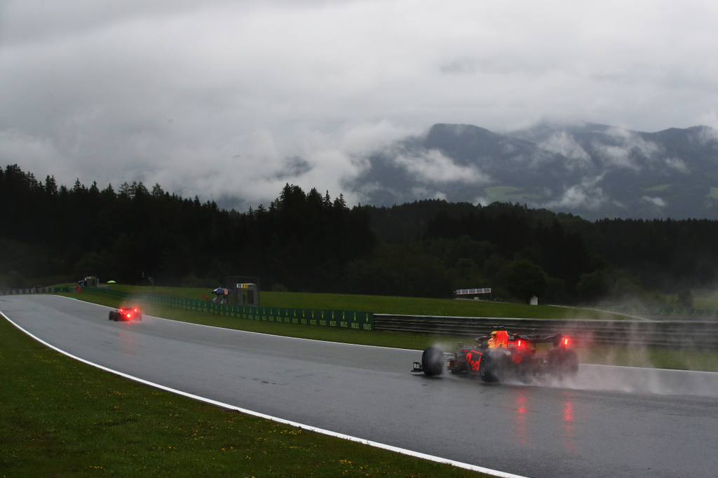Forma-1, Max Verstappen, Red Bull Racing, Stájer Nagydíj, eső 