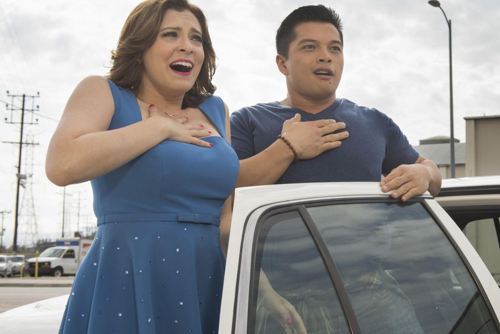 When Do I Get to Spend Time with Josh? EPISODIC Crazy Ex Girlfriend -- "When Do I Get to Spend Time with Josh?" -- Image Number: CEG209a_0208b.jpg -- Pictured (L-R): Rachel Bloom as Rebecca and Vincent Rodriguez III as Josh -- Photo: Colleen Hayes/The CW 