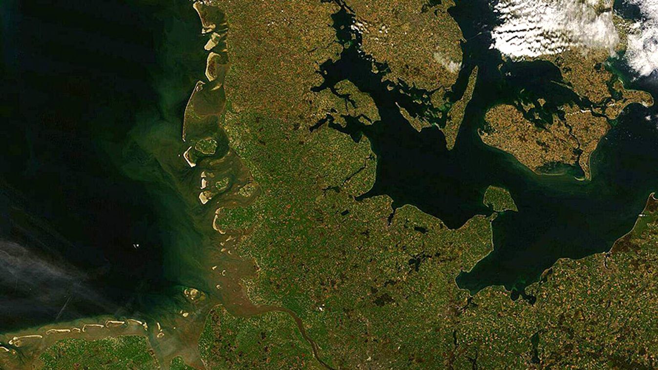 Északi-tenger műholdkép 