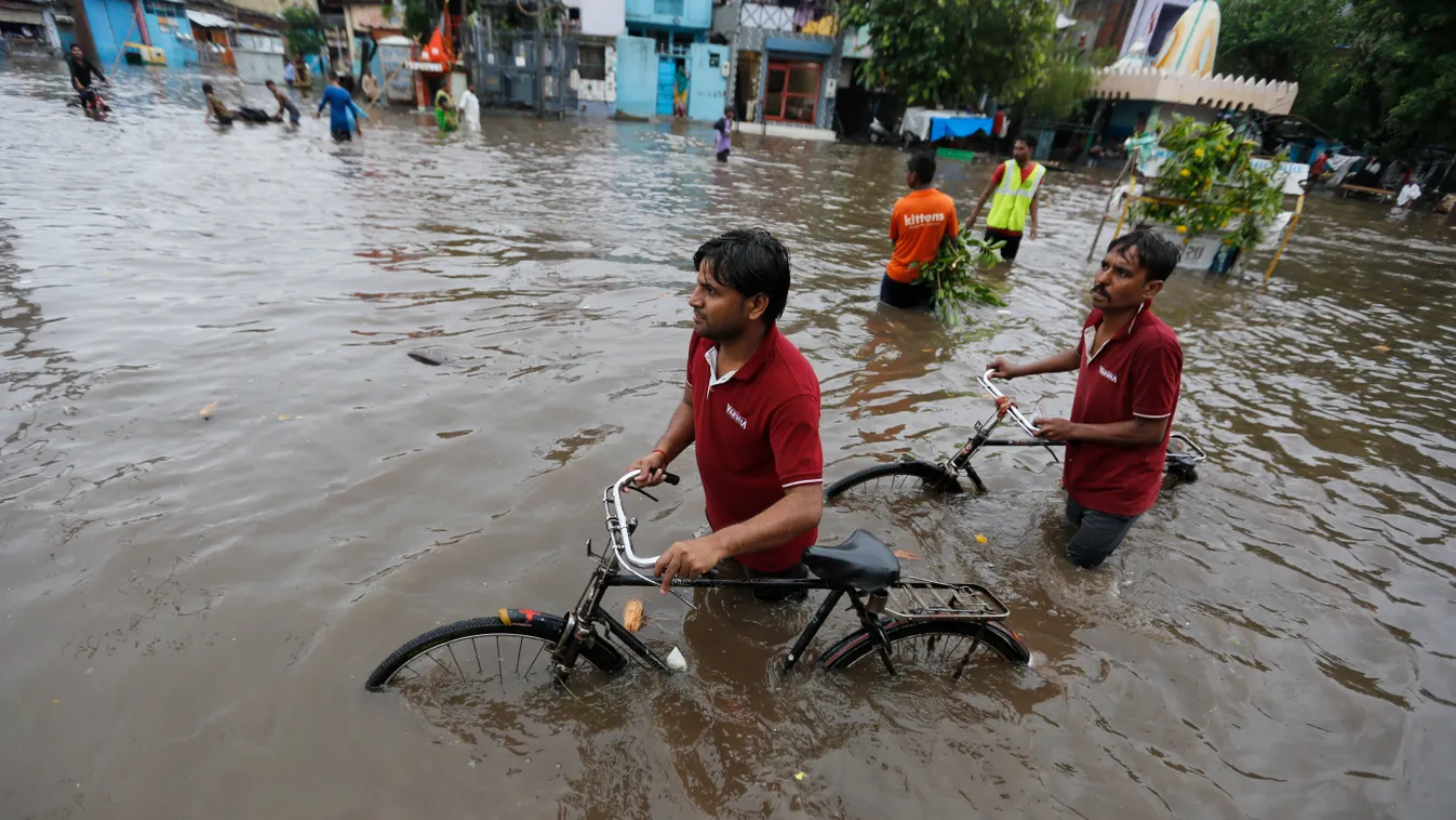 India, monszun, áradás 