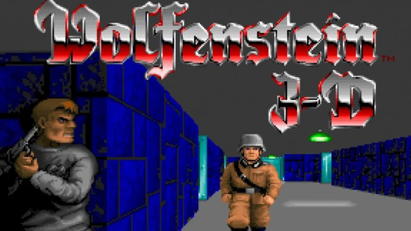 Wolfenstein 3D, PC, játék, FPS, lövöldözős 