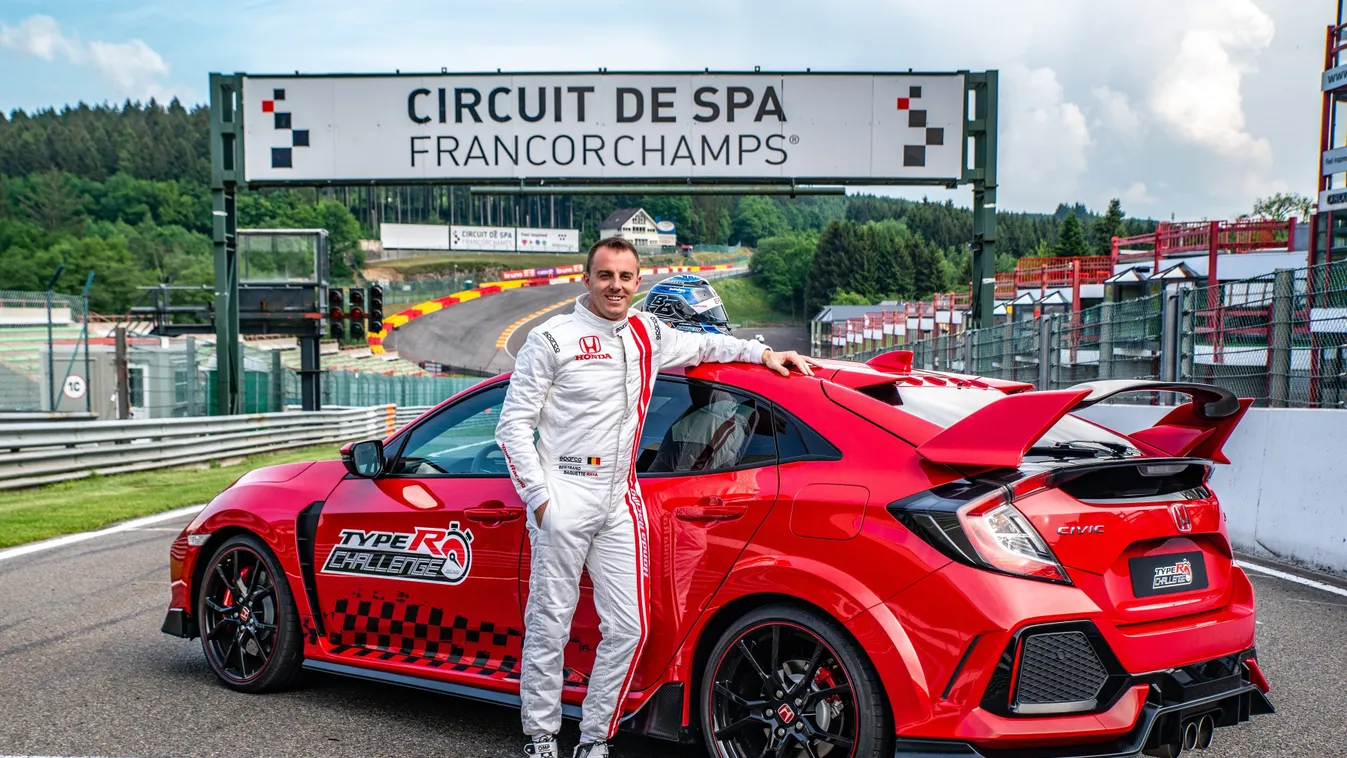Cars Civic Time Trial Images 2018 Circuit ‘Type R Challenge 2018’ hits Eau Rouge: Japanese Super GT star Bertrand Baguette takes lap record at Spa-Francorchamps 